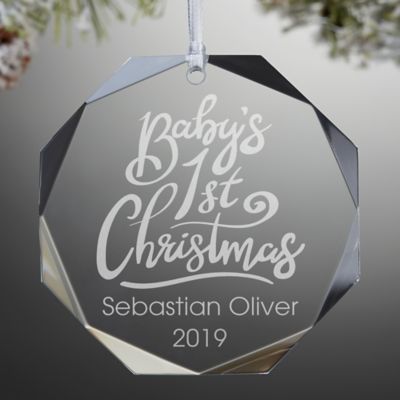 baby's 1st christmas ornament