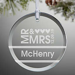 Mr. & Mrs. Christmas Ornament