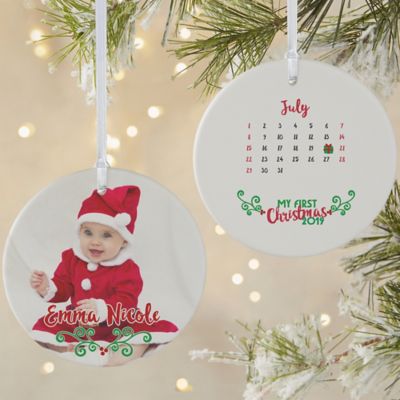 personalized baby ornament