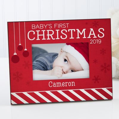 baby's 1st christmas frame