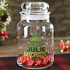 Alternate image 0 for Christmas Family Tree Personalized Candy Jar