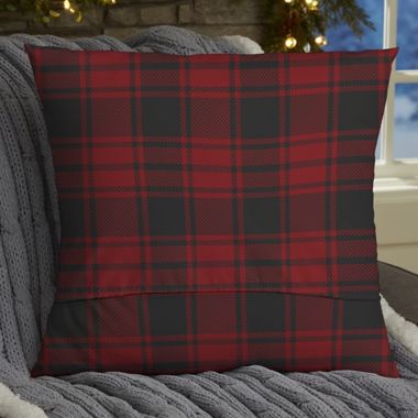 Christmas Plaid Personalized Plaid Throw Pillow Collection. View a larger version of this product image.