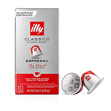 illy&reg; Classico Coffee Espresso Capsules 10-Count. View a larger version of this product image.