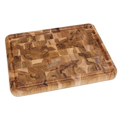 cutting board with well