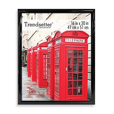 Trendsetter 16-Inch x 20-Inch Poster Frame in Black. View a larger version of this product image.