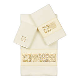 Linum Home Textiles Vivian 3-Piece Bath Towel Set in Cream