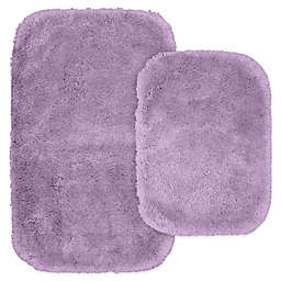 Finest Luxury 2-Piece Bath Rug Set in Purple