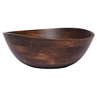 Lipper Walnut 12.5-Inch Salad Bowl. View a larger version of this product image.