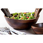 Alternate image 2 for Lipper Walnut 12.5-Inch Salad Bowl