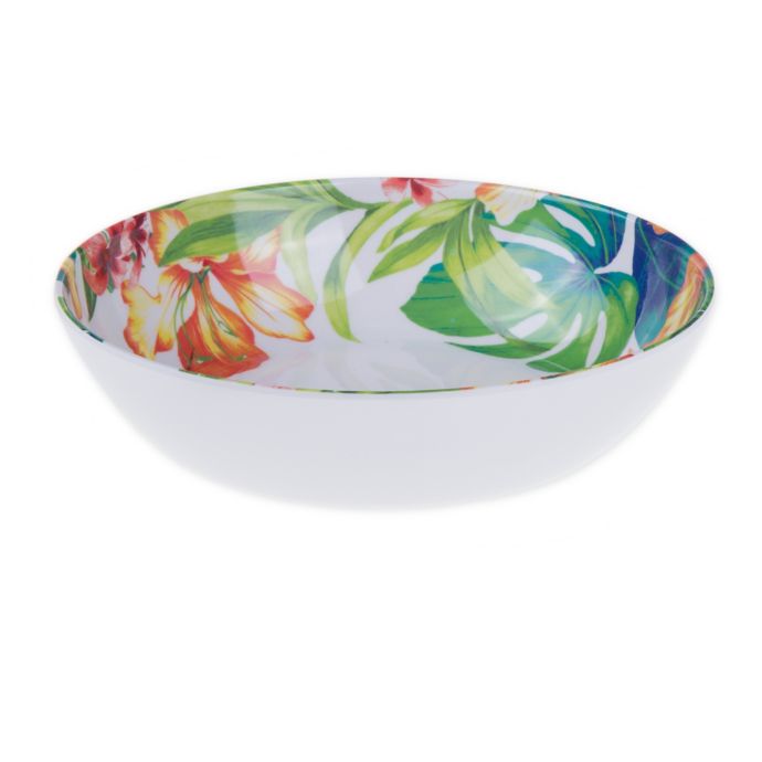 Tropical Palm Melamine Salad Bowl Bed Bath and Beyond Canada