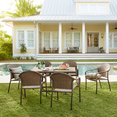 Barrington Wicker Patio Furniture Collection | Bed Bath ...