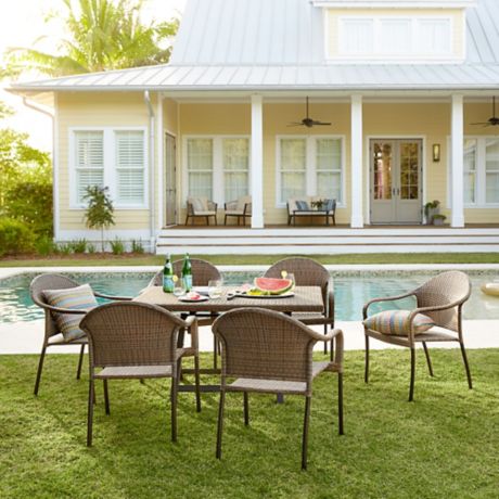 Barrington Wicker Patio Furniture Collection Bed Bath Beyond