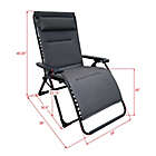 Alternate image 2 for Never Rust Aluminum Outdoor Oversized Adjustable Relaxer in Grey