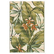 Liora Mann&eacute; Marina Tropical Leaf Indoor/Outdoor Woven Rug
