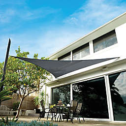 Coolaroo® Premium 16-Foot 4-Inch x 16-Foot 4-Inch Triangle Shade Sail Kit in Graphite