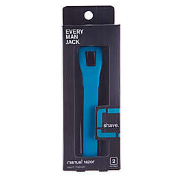 Every Man Jack  Razor with 2 Cartridges in Turquoise