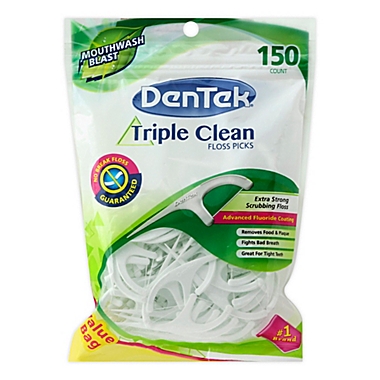 DenTek 150-Count Triple Clean Floss Picks. View a larger version of this product image.