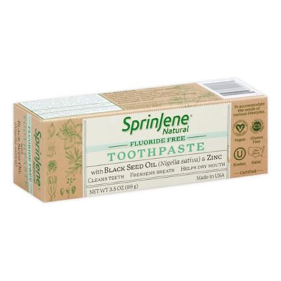 SprinJene Natural&reg; 3.5 oz. Fluoride-Free Toothpaste