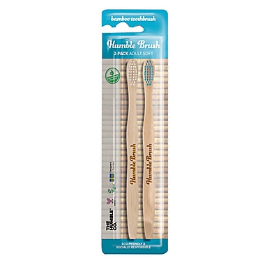 The Humble Co&reg; Humble Brush 2-Pack Adult Soft Bamboo Toothbrush. View a larger version of this product image.