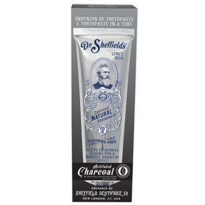 Dr. Sheffield 5 oz. Natural Charcoal Toothpaste