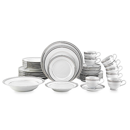 Alternate image 1 for Mikasa® Platinum Crown 42-Piece Dinnerware Set