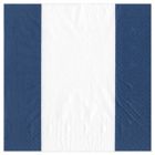 Alternate image 0 for Caspari&reg; 20-Count Bandol Stripe Cocktail Napkins in Navy