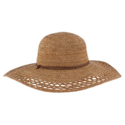scala crocheted raffia hat