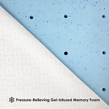 SensorPEDIC SensorCOOL Elite Cooling 4-Inch Memory Foam Queen Mattress Topper. View a larger version of this product image.