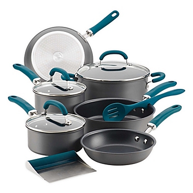 Rachael Ray&trade; Create Delicious Nonstick Hard-Anodized 11-Piece Cookware Set. View a larger version of this product image.