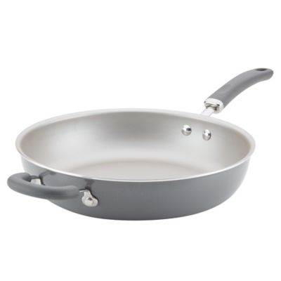 large deep frying pan