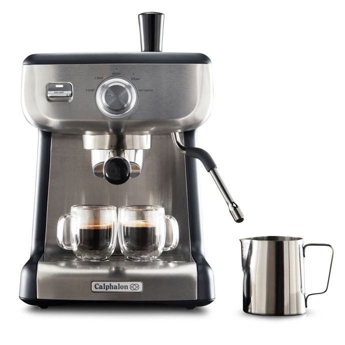 Calphalon Temp Iq Stainless Steel Espresso Machine Bed Bath Beyond