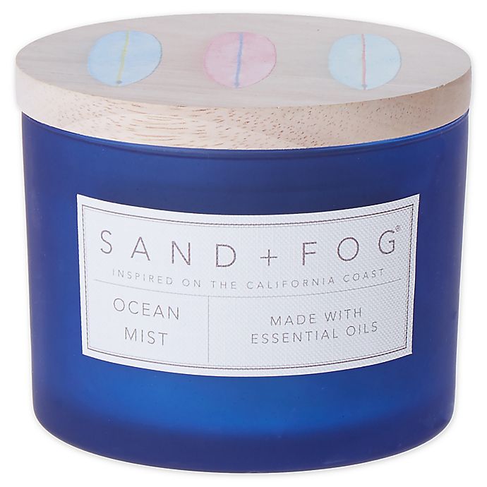 Sand + Fog® Ocean Mist 12 oz. PaintedLid Jar Candle with
