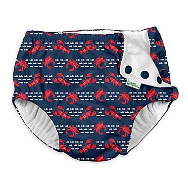 i play.&reg; by green sprouts&reg; Lobster Swim Diaper in Navy. View a larger version of this product image.