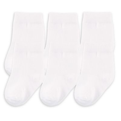 Touched By Nature&reg; 6-Pack Organic Cotton Socks in White
