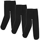 Alternate image 0 for Luvable Friends&reg; Size 0-9M Tights in Black (Set of 3)