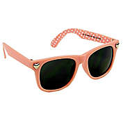 On the Verge Hearts Sunglasses in Peach