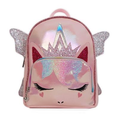 pink glitter mini backpack