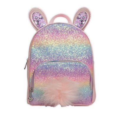 mini glitter backpack