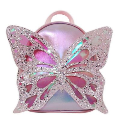 pink butterfly backpack