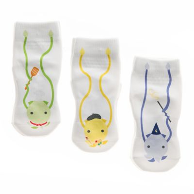 Squid Socks&reg; 3-Pack Cameron Socks in White