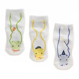 Squid Socks® 3-Pack Cameron Socks in White