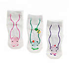 Alternate image 0 for Squid Socks&reg; Size 2-3T 3-Pack Claire Socks in White