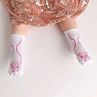 Alternate image 2 for Squid Socks&reg; Size 2-3T 3-Pack Claire Socks in White
