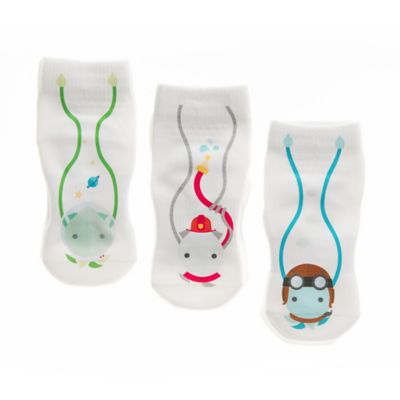 3 pack Girls socks that don’t come off 0-3y/o Squid Socks patent pending design as seen on Shark Tank Candie 