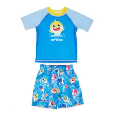 baby shark rash guard