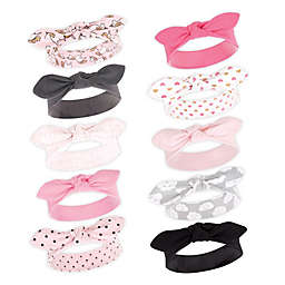 Hudson Baby® Pink Unicorn Size 0-24M 10-Pack Headbands
