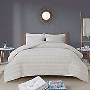 Madison Park Amaya 3-Piece Full/Queen Duvet Cover Set in Ivory