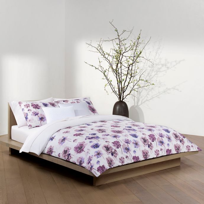 Calvin Klein Watercolor Bloom Bedding Collection | Bed Bath and Beyond ...