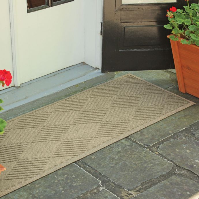 Weather Guard Diamonds 22 Inch X 60 Inch Door Mat Bed Bath Beyond