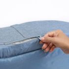 Alternate image 3 for Lulyboo&reg; Indoor/Outdoor Cuddle &amp; Play Lounge in Denim